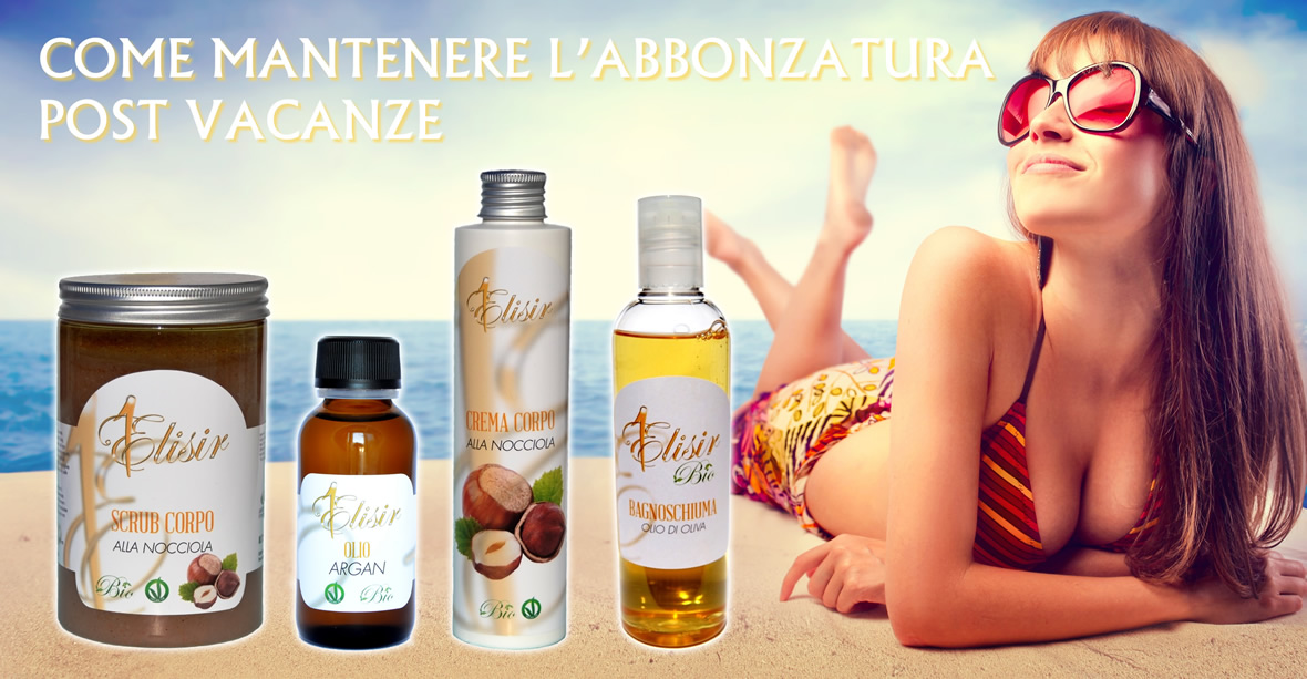 mantenere abbronzatura fine estate cosmetica cosmesi post vacanza