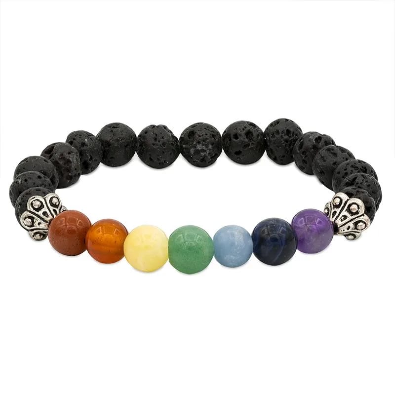 Braccialetto Di Perline Intrecciate Con Diffusore Di Oli Essenziali Per Aromaterapia Per Ragazze Donne Bracciale In Pietra Lavica Naturale E Imitazione Di Perle D Ambra Diametro Interno 2 3 1 8 Pol